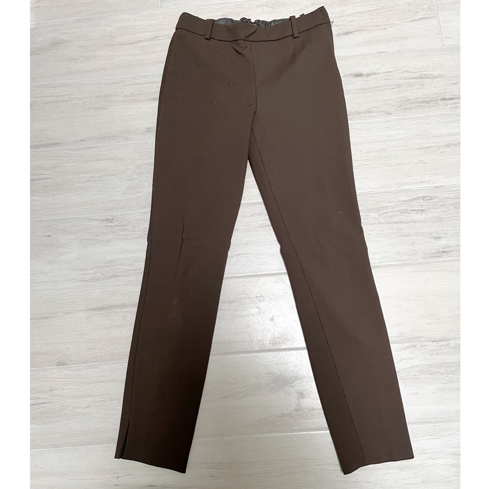 NWOT Zara high rise chino pants dark olive color